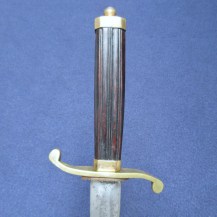 English Circa 1800 Fighting Dirk With Scabbard 3